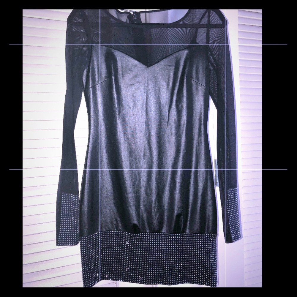 Faux Leather dress